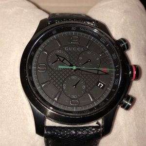 Gucci G-Timeless Men’s Watch  Leather GG Strap